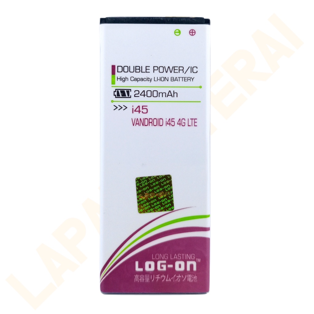 LOG - ON Advan I45 4G LTE Baterai Double IC Protection Battery Batre