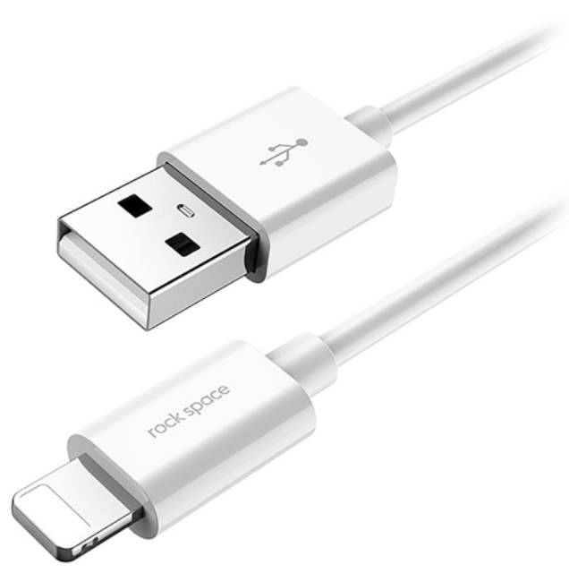 ROCK SPACE S08 (MICRO USB, TYPE C, LIGHTNING) CHARGE &amp; SYNC ROUND CABLE