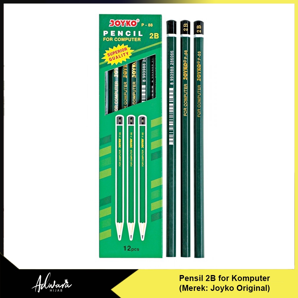 Pensil 2B Joyko for Computer Original / Pencil Komputer Super Quality