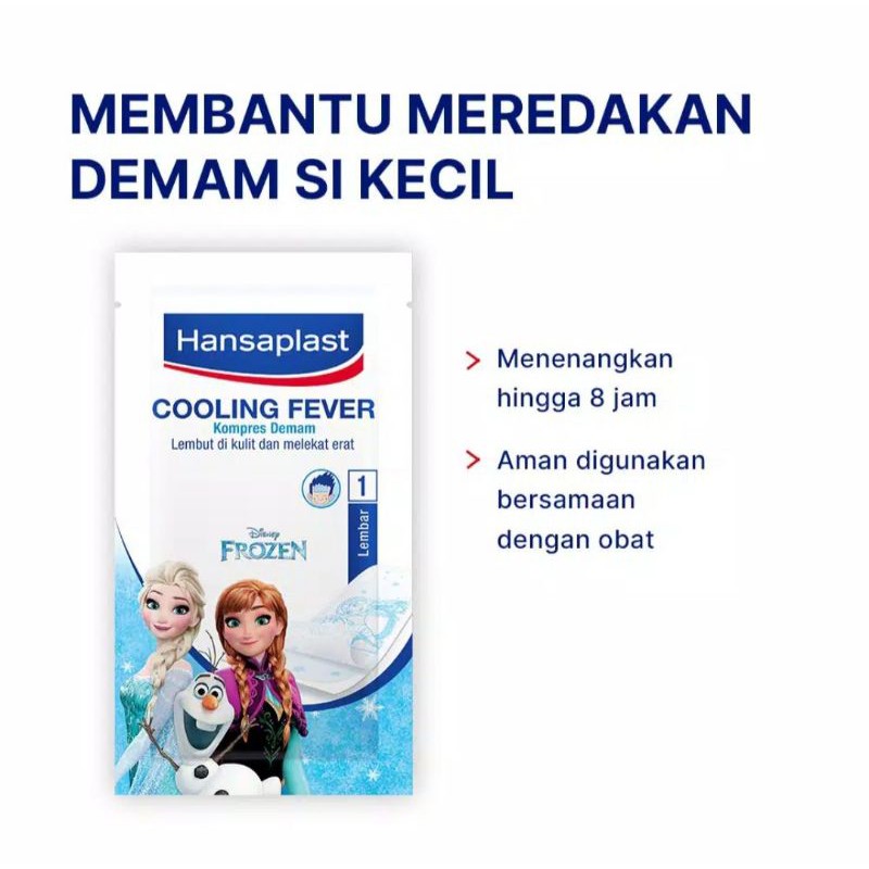 Hansaplast Cooling Fever Kompres Demam Frozen -EXP 2024