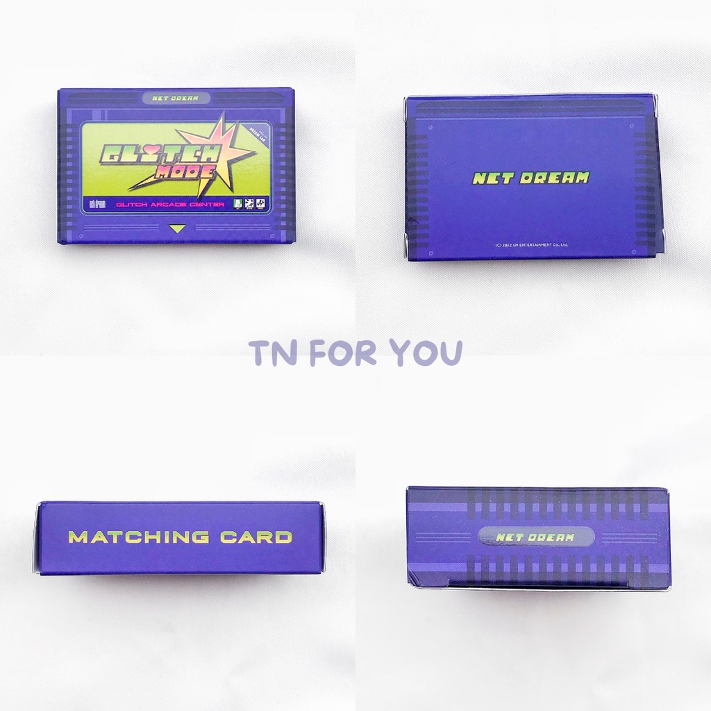 [READY STOCK SHARING] Matching Card Game NCT Dream Glitch Mode Offline Pop Up Store MC Glimo Renjun Haechan Mark Jaemin Jisung Chenle