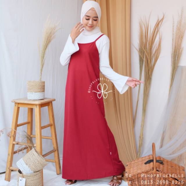 CHILA OVERALL+ INNER KAOS - overall bahan shakilaset