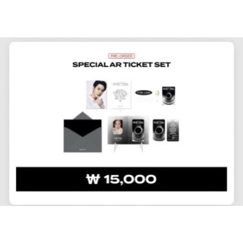 

BOOKSLOT AR TICKET, SWEATER, NAME TAG, BADGE NCT 127
