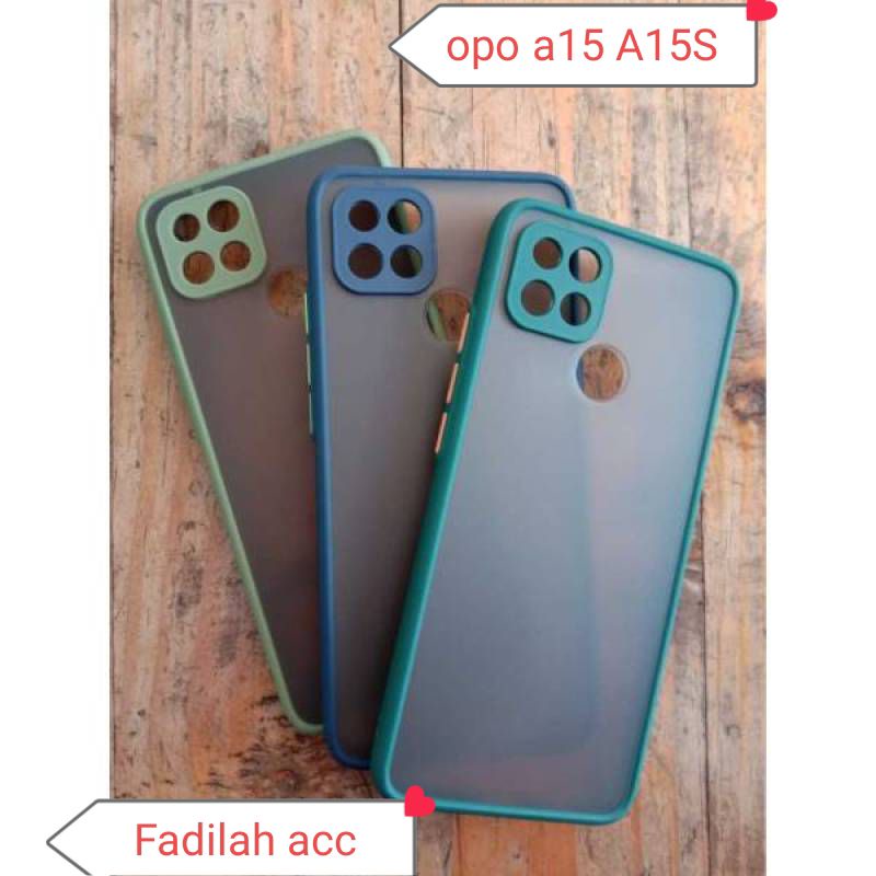 cesing selicon Aero OPO a15 A15S pelingdung belakng hp camera aero