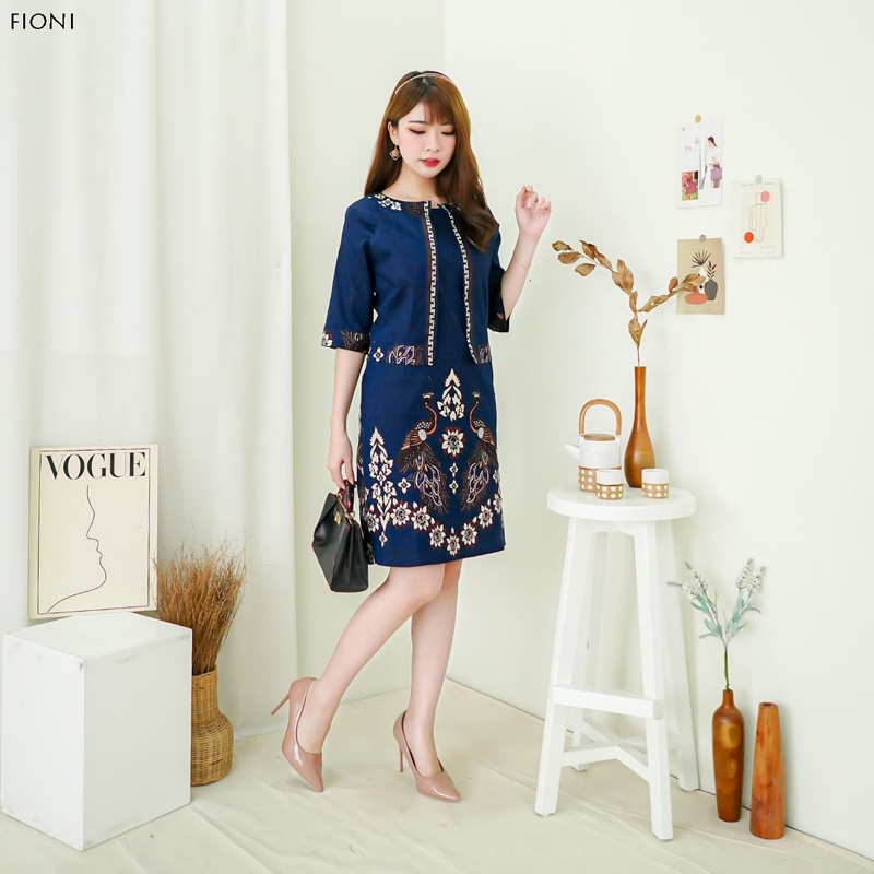 FAMILY BATIK / BATIK COUPLE / SERAGAM BATIK / BATIK SERAGAM KANTOR / JM / KEVIN FAMILY-FIONI - JUMBO