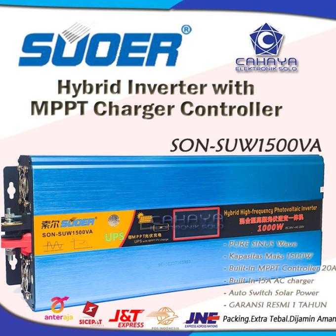 .........] Sinus Hybrid Solar MPPT Inverter SUOER 24V 1000W Charger Controller
