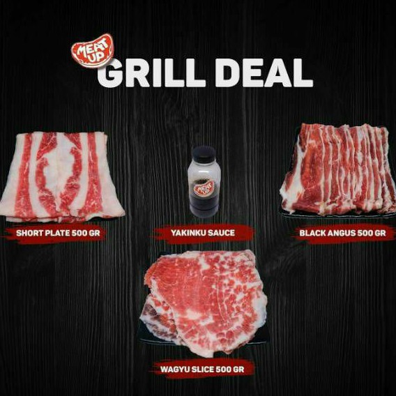 

GRILL DEAL!!! STOCK TERBATAS.. Paket Yakiniku 7-8 orang 1500gr