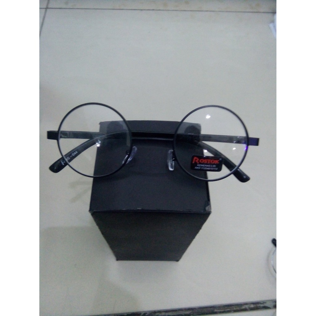 UNIK kacamata bulat boboho free lensa minus