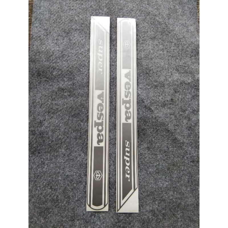 VESPA STIKER CUTTING VESPA SUPER SILVER