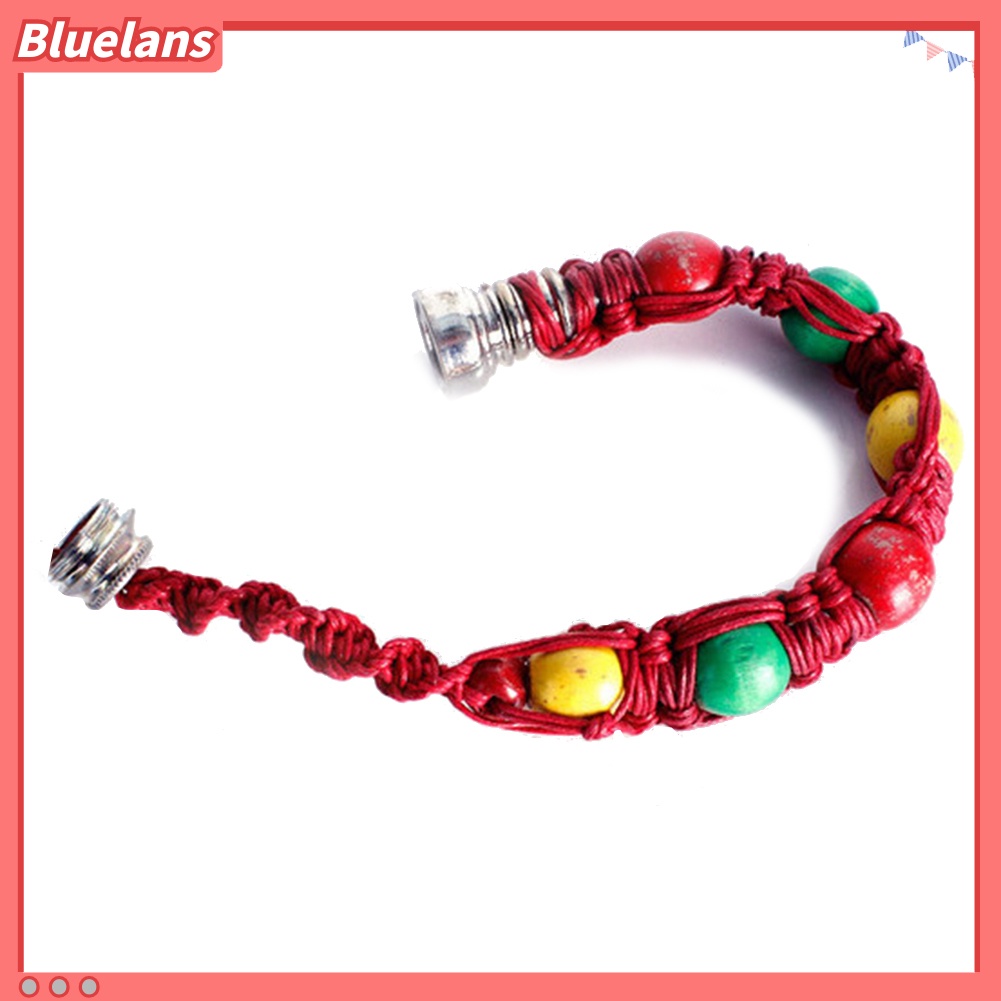 Bluelans Fashion Unisex Knotting Beaded Tobacco Pipe Handwoven Bracelet Bangle Jewelry