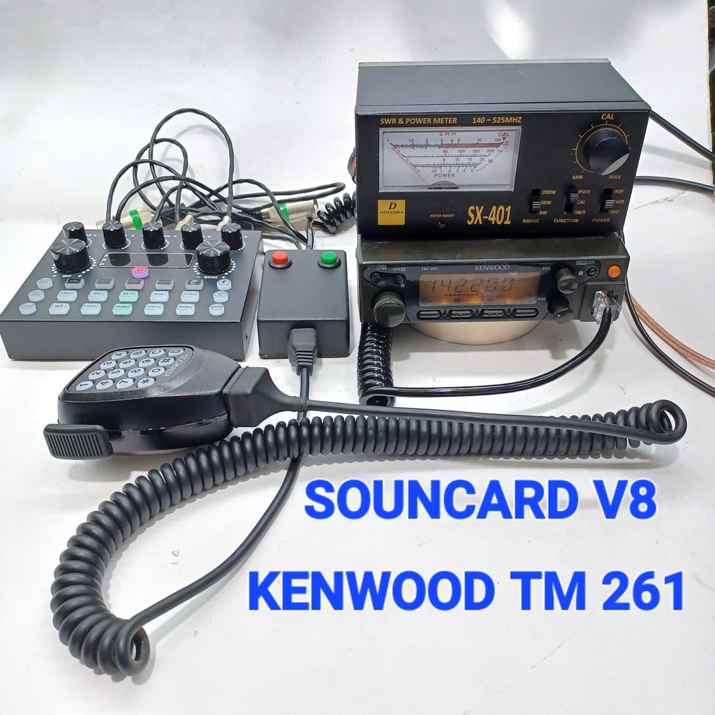PTT BOX SOUNDCARD UNTUK RIG KENWOOD TM-261A