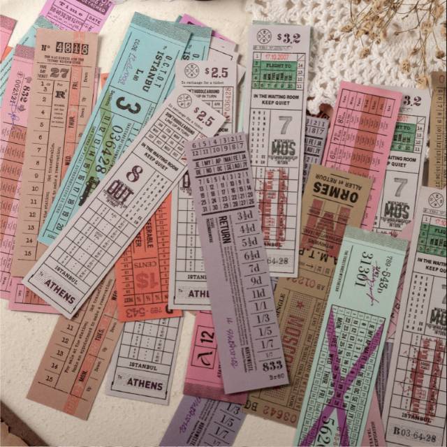 

Ticket paper vol 2 (12 set/design)