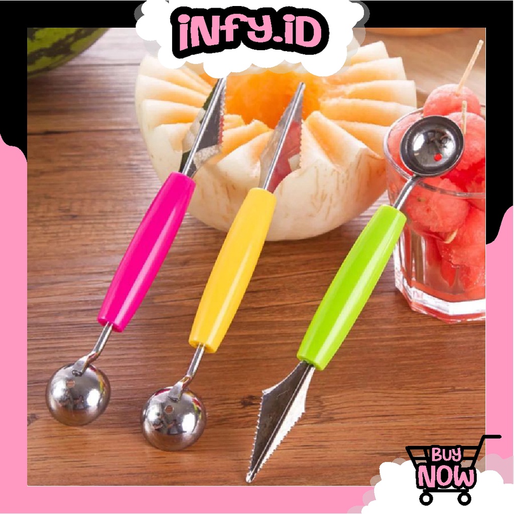 INFY -  R431 Alat Pengupas Buah / Sendok Serut Scoop Buah / Spoon Fruit