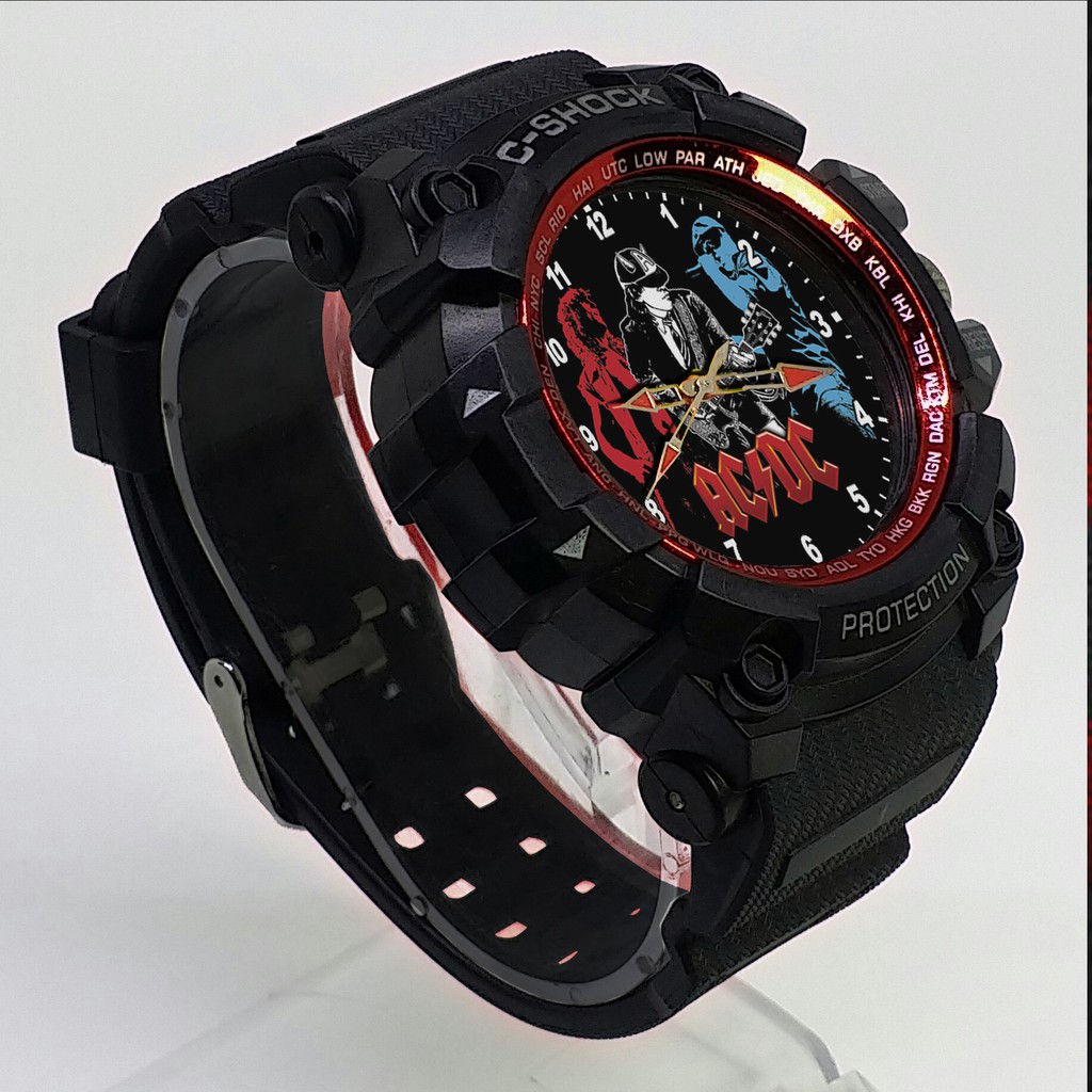 (ISTIMEWA BOSSQUE) JAM TANGAN ACDC LIST MERAH - EXCLUSIVE 8