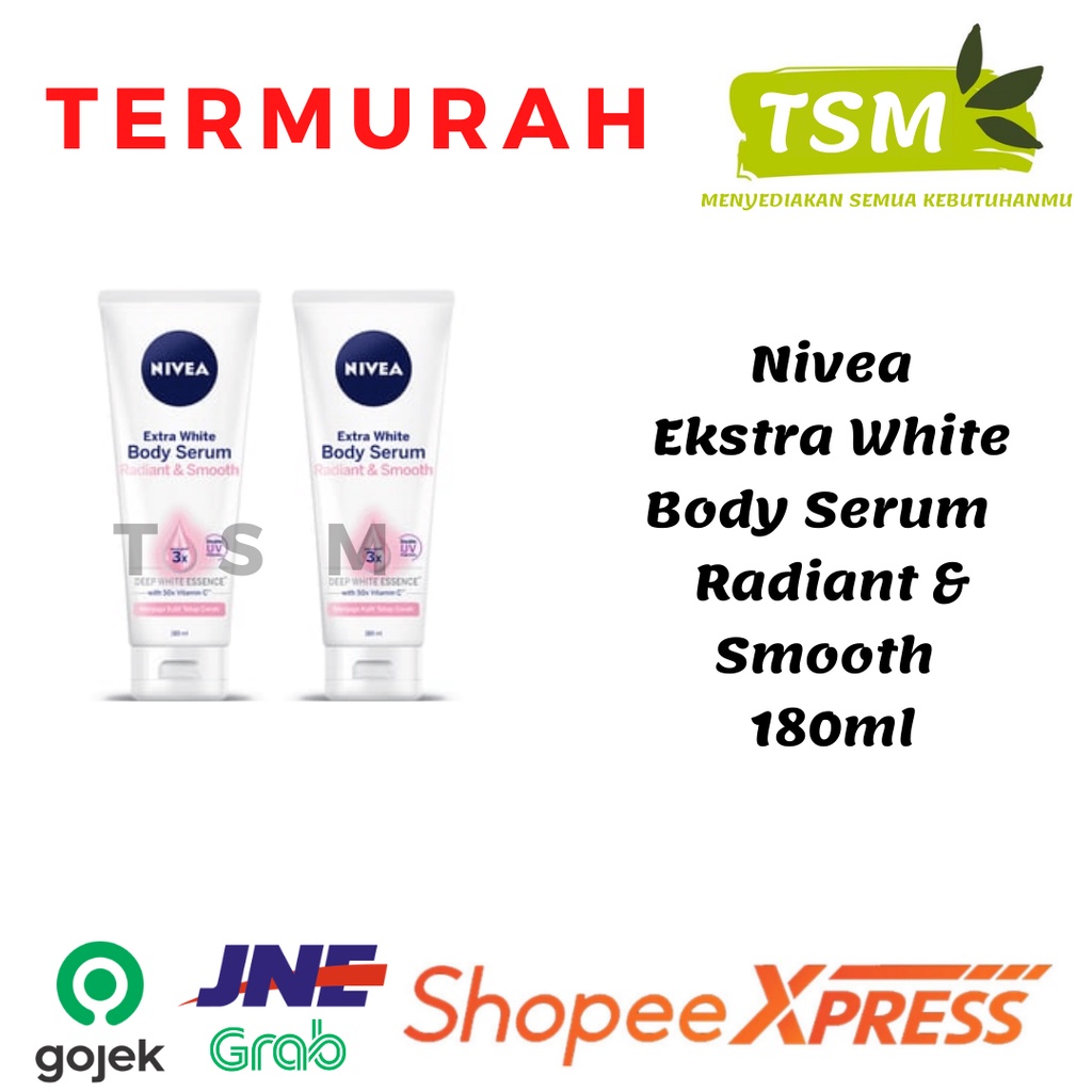 Nivea Ekstra White Body Serum Radiant &amp; Smooth 180ml