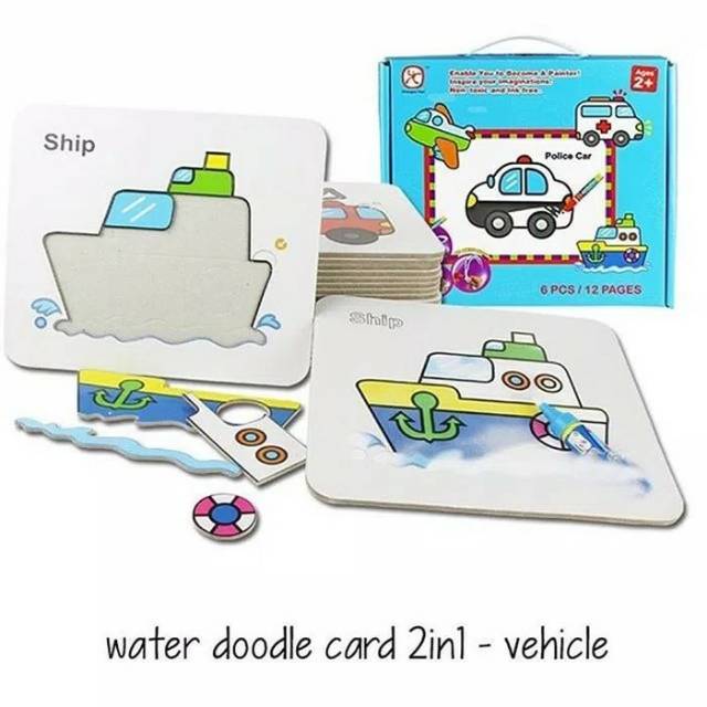 

Water Doodle Card 2in1