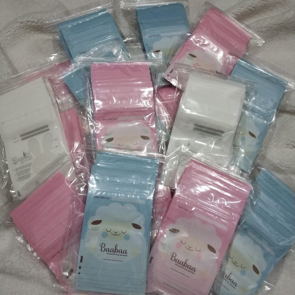 Kantong asi  baabaa 100ml bagbit 120ml isi 30
