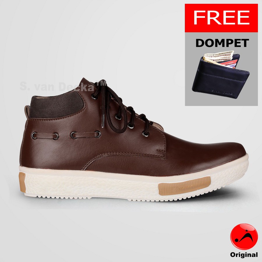 Sepatu S. van Decka D-MTZ03K+Bonus Dompet