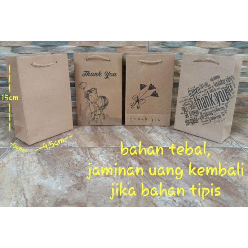 

paper bag mini / paper bag farfum / tas kertas murah & tebal 9.5x5 t:15cm & 10x4.5 t:15cm