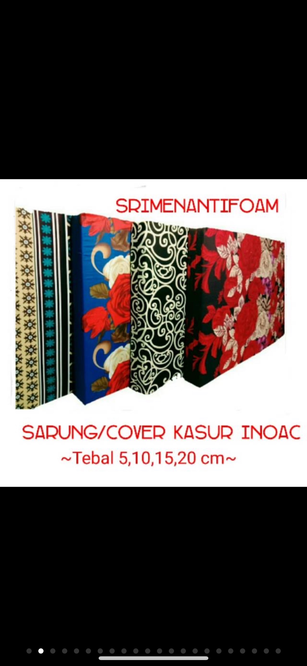 Sarung Cover Kasur Inoac Tebal 5101520