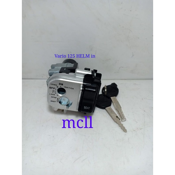 KUNCI KONTAK + TOMBOL KUNCI JOK VARIO 125 HELM IN HIGH QUALITY 35010-KZR-600