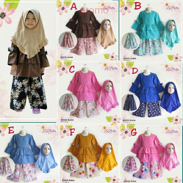 Baju muslim anak labella