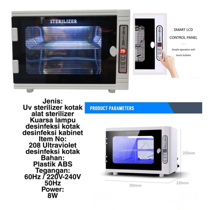 uv sterilizer box alat steril alat salon medicure alat rumah tangga mainan dll