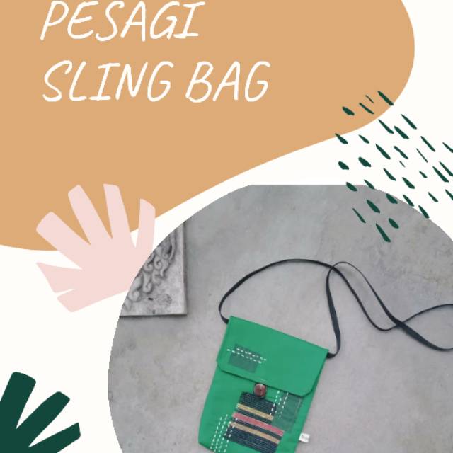 Pesagi slingbag - bebungah project - slingbag