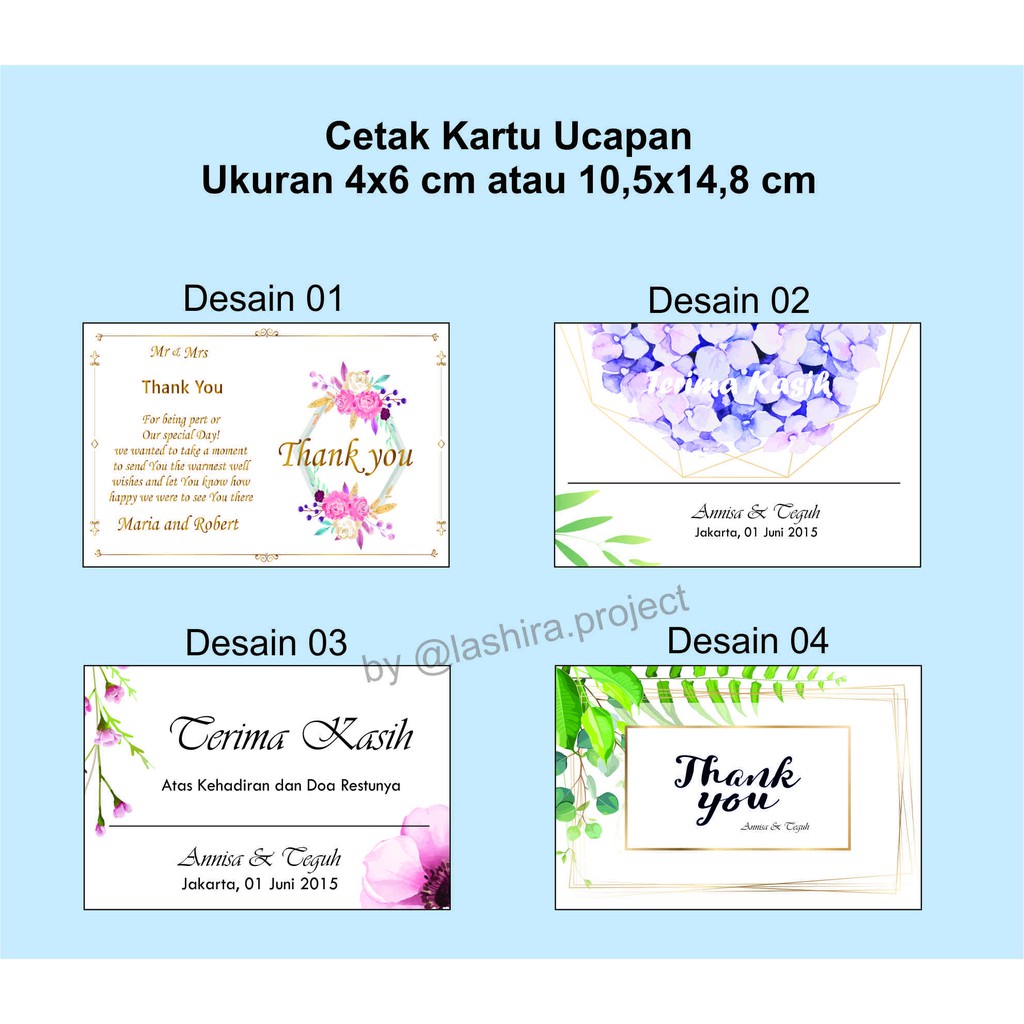 Ukuran Kertas Kartu Ucapan Imagesee - Riset