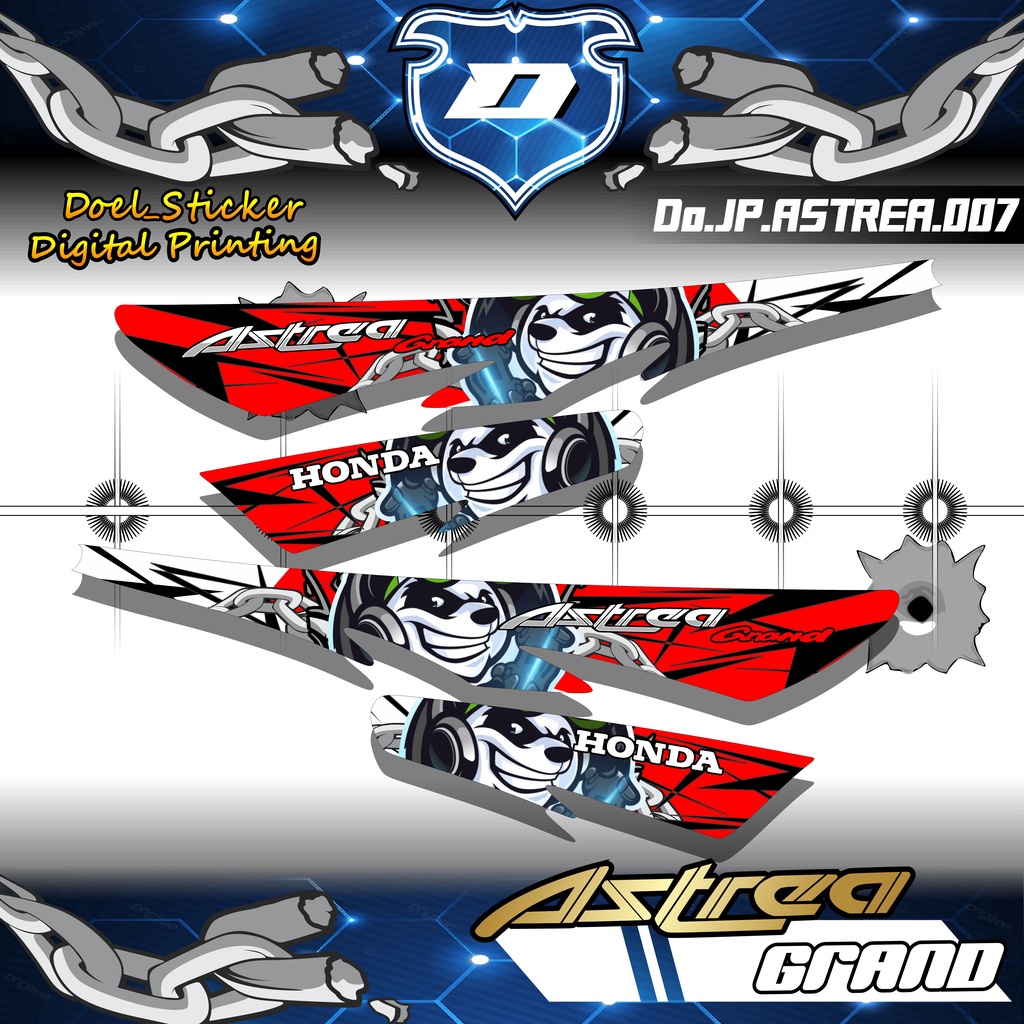 STRIPING HOLOGRAM ASTREA GRAND / STRIPING GRAND BULUS DOEL 007