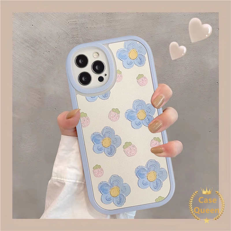 Fashion Bunga Strawberry Casing Ponsel Vivo Y36 Y21 Y15S Y15A Y21S Y1S Y21A Y12S Y12 Y30 Y01 Y12i Y30i Y33T Y20A Y33S Y21T Y20S Y17 Y91C Y91 Y11S Y11 Y20 Y50 Y20i Y15 Y51 Y21E