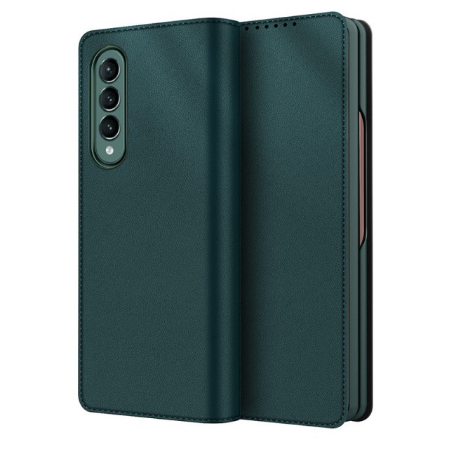 CASE SAMSUNG GALAXY Z FOLD 4 5G FOLD 3 MAGNETIC LEATHER 2IN1 COVER