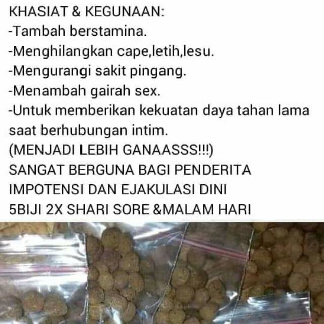 

Jamu dayak khusus laki2