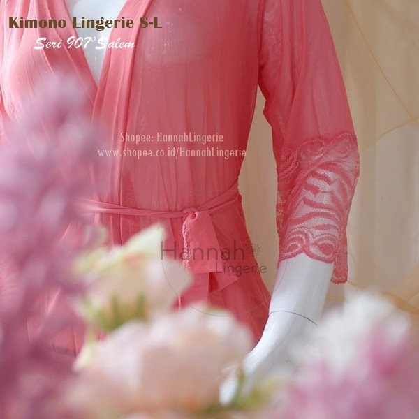 Lingerie Kimono S M L Baju Tidur Seksi Lingerie Transparan Lingerie Wanita Baju Malam Pertama // 907