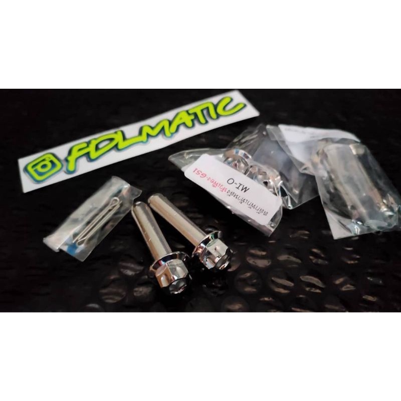 BAUT TOJOSAN STEP FOOTSTEP BELAKANG STAINLESS YAMAHA MIO FINO NOUVO