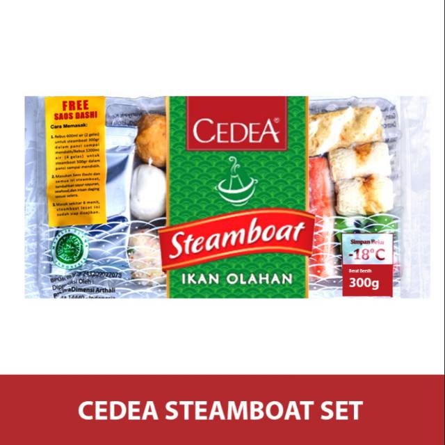 

MURAH CEDEA STEAMBOAT SET 300gr