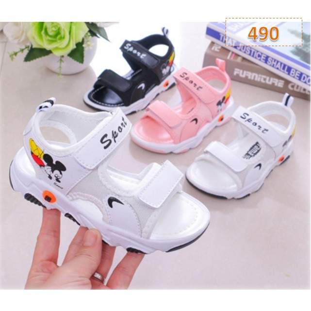 Sandal Anak Cewek Cowok Mouse Velcro Fashion Korea (490)