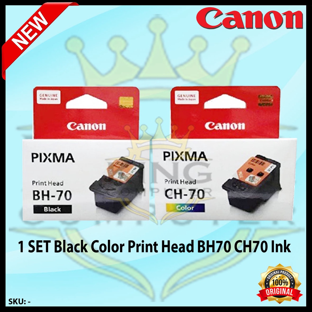 Print Head Cartridge CH70 BH-70 INK Cartridge Canon G1020 G2020 G3020 G3060 G5070 G6070 G7070