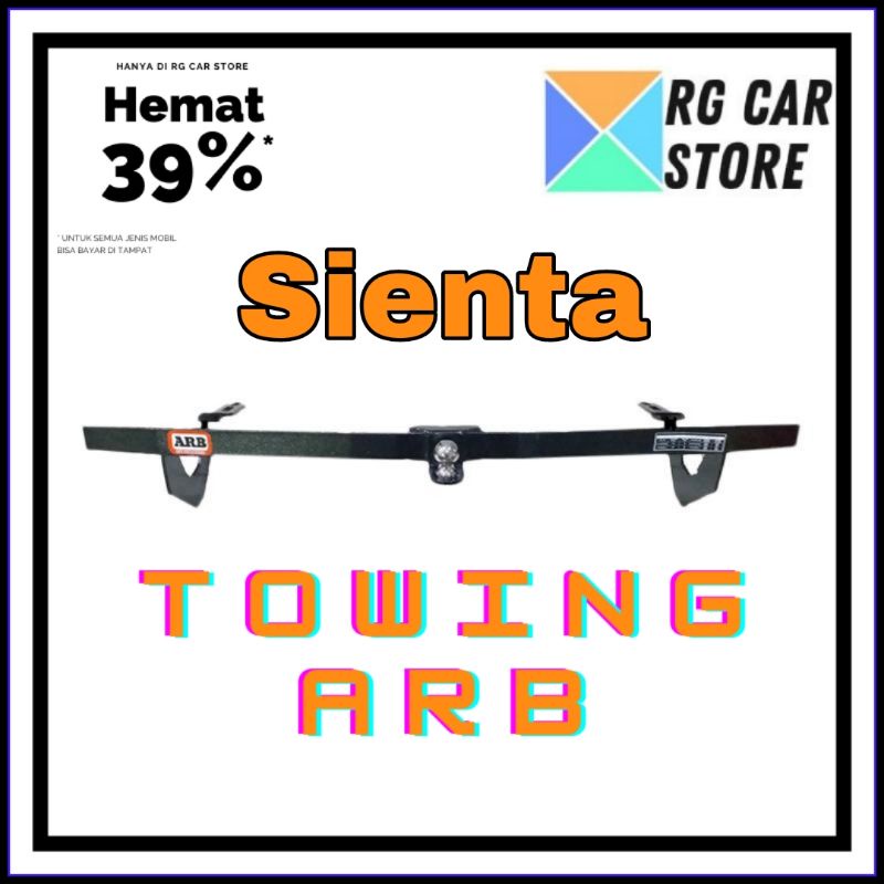 TOWING BAR BELAKANG SIENTA/BESI PELINDUNG BUMPER BELAKANG TOYOTA SIENTA