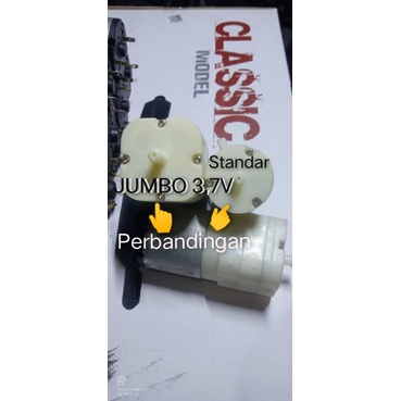 DINAMO Vakum atau Aerator SUPER  JUMBO TANGGUNG _3,7V dn 6vol