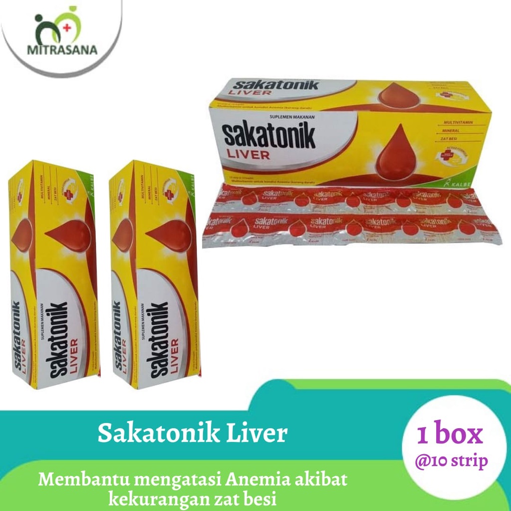 SAKATONIK LIVER 1 BOX ISI 100 TABLET
