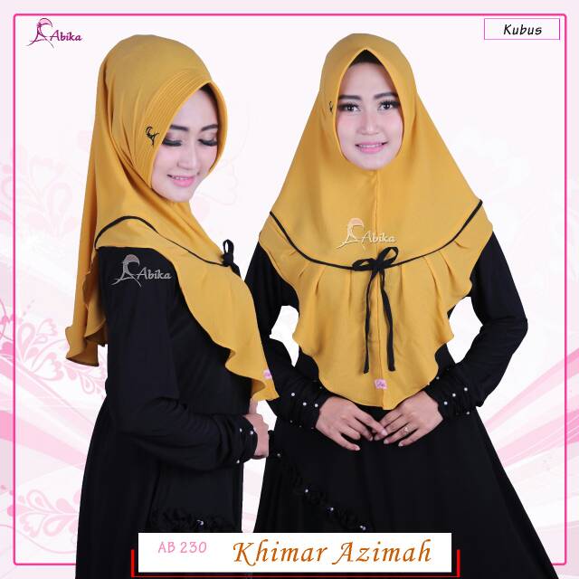 Khimar Azimah by Abika hijab Kerudung Instan