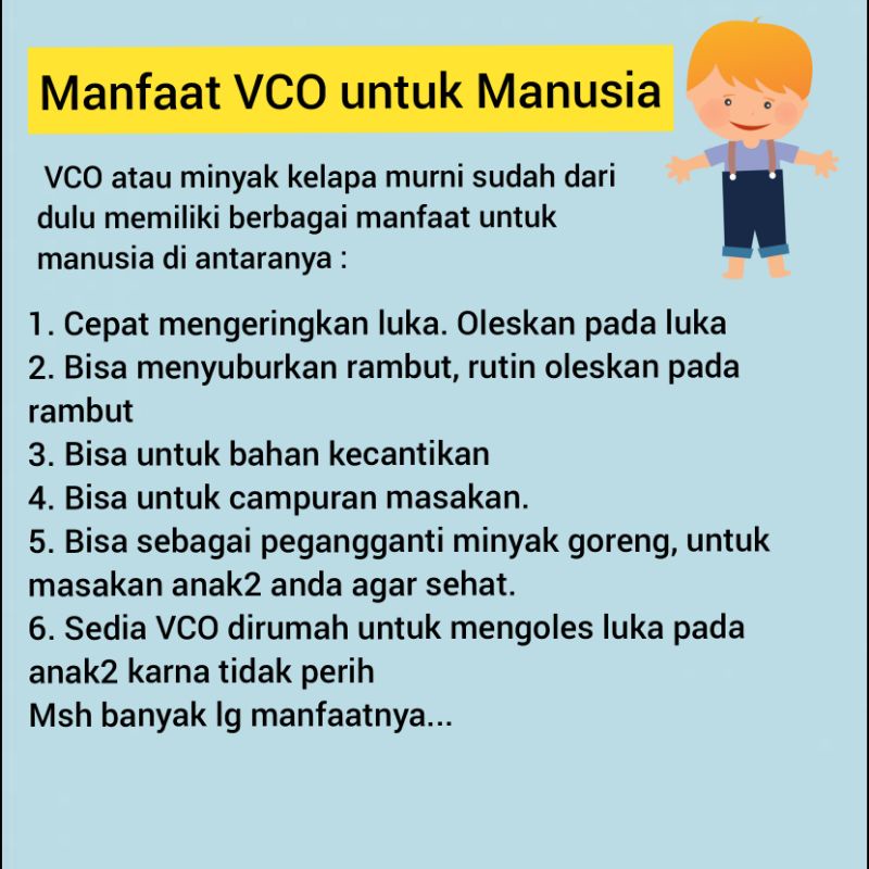 VCO virgin coconut oil kemasan 30 ml