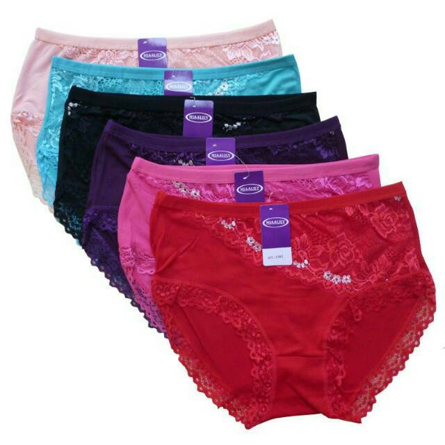 SEXY Lace CD Celana Dalam Wanita - CD Renda - Random Color - Size L - XXL / CD Murah Kualitas Super