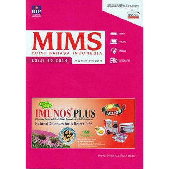 MIMS EDISI BAHASA INDONESIA VOL 15 2014