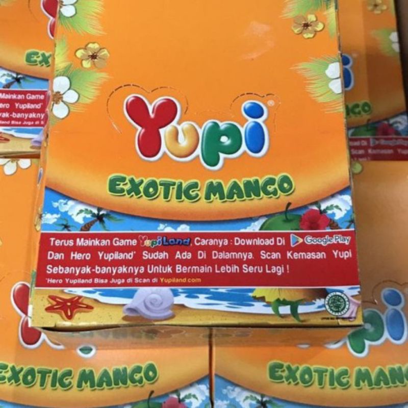 

Permen Yupi Exotic MANGO (24 pcs X 8 gram)