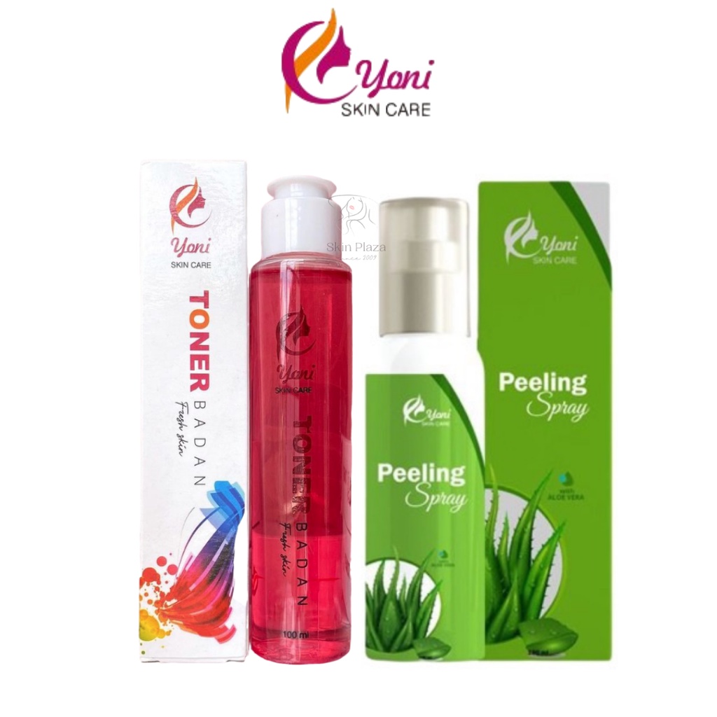 Yoniskincare Toner Peeling Spray Penghilang Perontok Daki Badan Dan Wajah Yoni Skincare BPOM