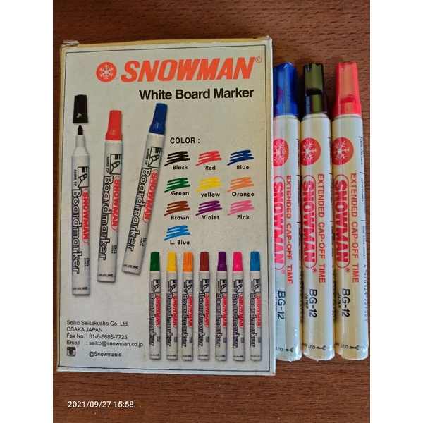 

snowman boardmarker-spidol whiteboard-spidol papan tulis