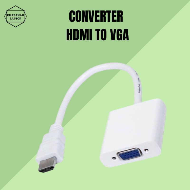 converter / konverter HDMI to VGA / kabel HDMI to VGA