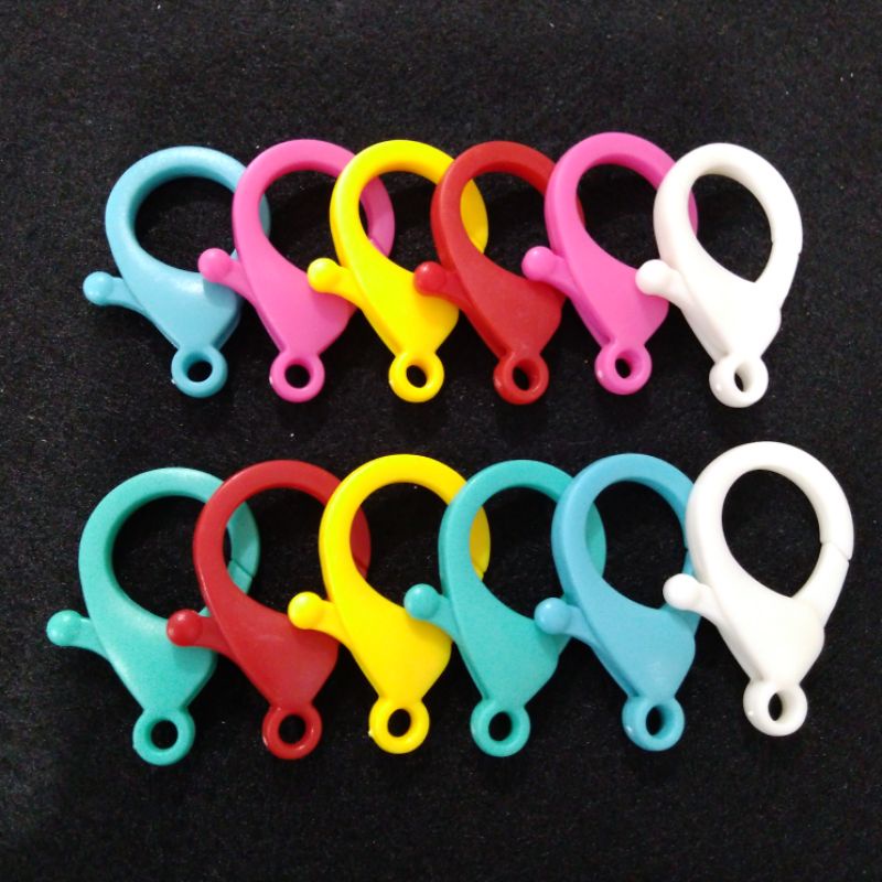 Capit udang plastik warna warni | Kait udang